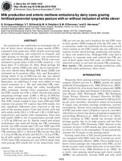 Milk production and enteric methane emissions by dairy cows grazing fertilized perennial ryegrass pasture with or without inclusion of white clover