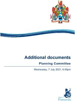 Additional documents Planning Committee Wednesday, 7 July 2021, 6.00pm - City of ...