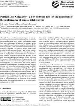 Particle Loss Calculator - a new software tool for the assessment of the performance of aerosol inlet systems