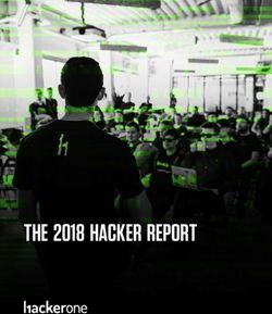 THE 2018 HACKER REPORT - HackerOne