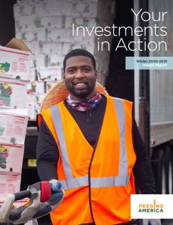 Your Investments in Action - Winter 2020-2021 Impact Report - Feeding America