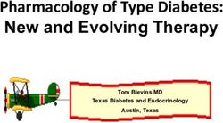 Pharmacology of Type Diabetes: New and Evolving Therapy - Tom Blevins MD Texas Diabetes and Endocrinology Austin, Texas