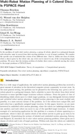 Multi-Robot Motion Planning of k-Colored Discs Is PSPACE-Hard - DROPS
