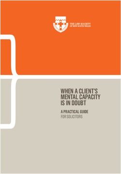 WHEN A CLIENT'S MENTAL CAPACITY IS IN DOUBT - A PRACTICAL GUIDE FOR SOLICITORS - Law ...
