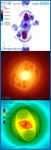 Feedback from reorienting AGN jets - Jet-ICM coupling, cavity properties and global energetics