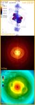 Feedback from reorienting AGN jets - Jet-ICM coupling, cavity properties and global energetics