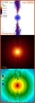 Feedback from reorienting AGN jets - Jet-ICM coupling, cavity properties and global energetics