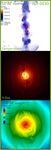 Feedback from reorienting AGN jets - Jet-ICM coupling, cavity properties and global energetics