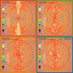 Feedback from reorienting AGN jets - Jet-ICM coupling, cavity properties and global energetics