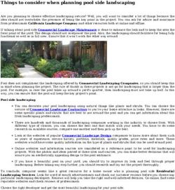 Things to consider when planning pool side landscaping