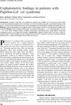 Cephalometric findings in patients with Papillon-Lefèvre syndrome