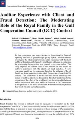 Auditor Experience with Client and Fraud Detection: The Moderating Role of the Royal Family in the Gulf Cooperation Council (GCC) Context - IJICC