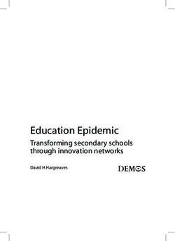 Education Epidemic Transforming secondary schools through innovation networks - David H Hargreaves