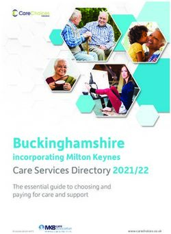 Buckinghamshire Care Services Directory 2021/22 incorporating Milton Keynes - www.carechoices.co.uk - Care Choices