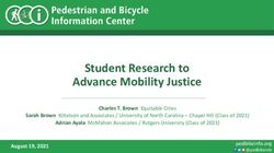 Student Research to Advance Mobility Justice - Pedestrian & Bicycle Information Center
