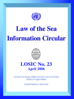 Law of the Sea Information Circular - asdf - LOSIC No. 23