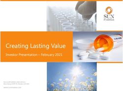 Creating Lasting Value - Investor Presentation - February 2021 - Sun Pharma