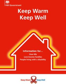 Keep Warm Keep Well - Information for - HM Government