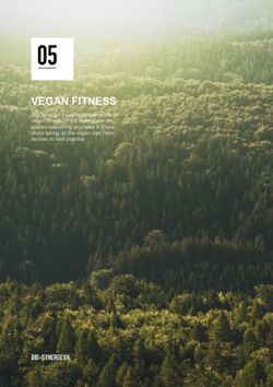VEGAN FITNESS Bio-Synergys comprehensive guide to vegan fitness. In this short guide we explain everything you need to know about taking up the ...