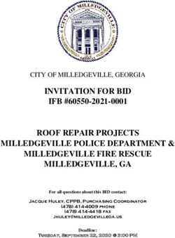 INVITATION FOR BID IFB #60550-2021-0001 ROOF REPAIR PROJECTS MILLEDGEVILLE POLICE DEPARTMENT & MILLEDGEVILLE FIRE RESCUE MILLEDGEVILLE, GA