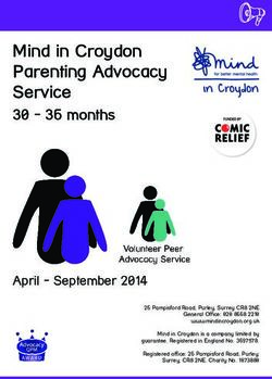 Mind in Croydon Parenting Advocacy Service