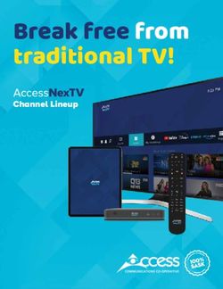 Break free from traditional TV! - Channel Lineup - Access Communications