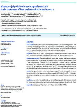 Wharton's jelly-derived mesenchymal stem cells in the treatment of four patients with alopecia areata