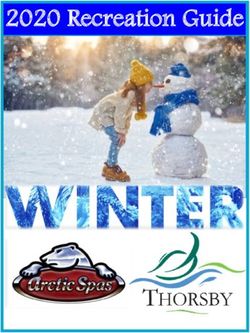 2020 RECREATION GUIDE - TOWNLIFE