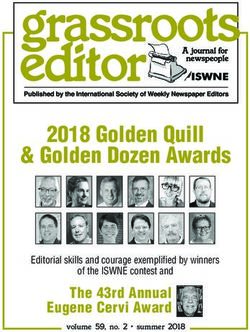 Grassroots editor 2018 Golden Quill & Golden Dozen Awards - The 43rd Annual Eugene Cervi Award - University of Kentucky