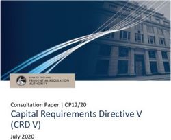 Capital Requirements Directive V - (CRD V) Consultation Paper | CP12/20