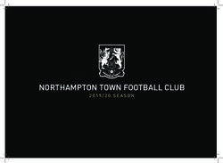 NORTHAMPTON TOWN FOOTBALL CLUB - 2019/20 SEASON - NTFC Commercial