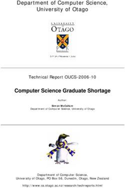 Computer Science Graduate Shortage - Department of Computer Science, University of Otago