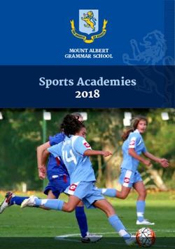 Sports Academies 2018 - MOUNT ALBERT GRAMMAR SCHOOL