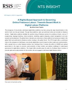 A Rights-Based Approach to Governing Online Freelance Labour: Towards Decent Work in Digital Labour Platforms