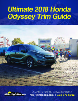 Ultimate 2018 Honda Odyssey Trim Guide - MileHighHonda.com | 303-872-5002 2777 S. Havana St., Denver, CO 80014 - Mile High Honda