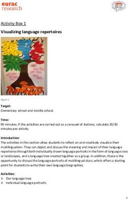 Activity Box 1 Visualizing language repertoires - EURAC research