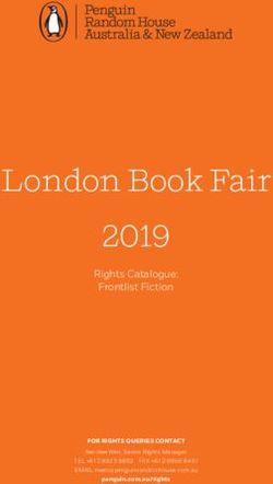 London Book Fair 2019 - Rights Catalogue: Frontlist Fiction - Penguin Books Australia