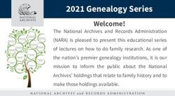 2021 Genealogy Series - Welcome! - National Archives