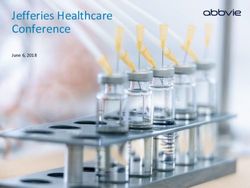 Jefferies Healthcare Conference - June 6, 2018