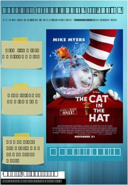MOVIE SCRIPT - Shed Film Club - The Cat in the Hat - The Theatre Shed