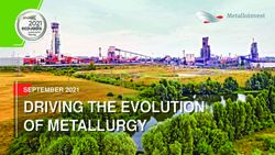 DRIVING THE EVOLUTION OF METALLURGY - SEPTEMBER 2021