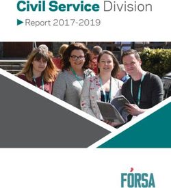 Civil Service Division - Report 2017-2019 - Forsa