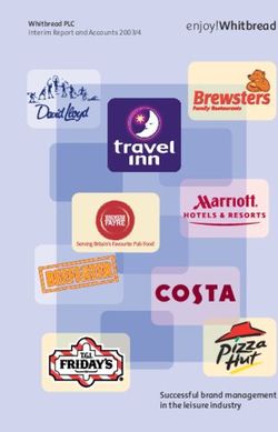 Enjoy!Whitbread - Successful brand management in the leisure industry - Whitbread PLC