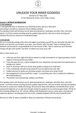 UNLEASH YOUR INNER GODDESS - Chateau de Vezins