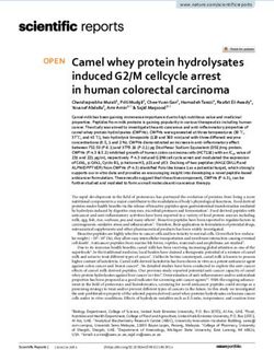 Camel whey protein hydrolysates induced G2/M cellcycle arrest in human colorectal carcinoma