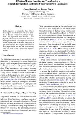 Effects of Layer Freezing on Transferring a Speech Recognition System to Under-resourced Languages