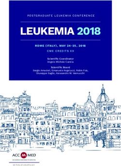 LEUKEMIA 2018 - Ematologia in Progress