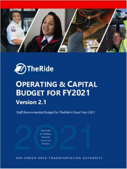 2O21 - OPERATING & CAPITAL BUDGET FOR FY2021 Version 2.1 - TheRide