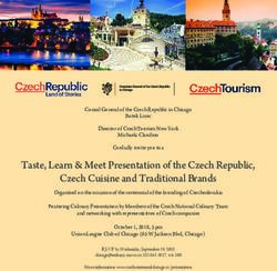 Taste, Learn & Meet Presentation of the Czech Republic, Czech Cuisine and Traditional Brands