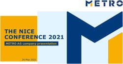 THE NICE CONFERENCE 2021 - METRO AG company presentation 26 May 2021 - METRO Newsroom